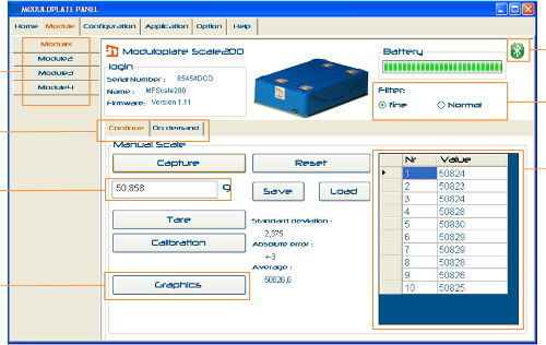 Moduloplate™ Panel Software